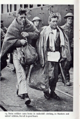 Soldiers of the BEF at Dover Western Docks railway station.