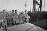 German PoWs at Dover including Wehrmacht, Luftwaffe and SS personnel. 