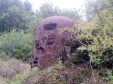 GFM with evidence of damage from 1940. Petit Ouvrage Bambesch