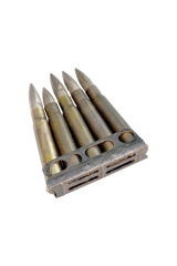 Clip of .303 British Rifle Ammunition 