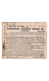 British Ration Card Front