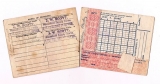 British Ration Card Inside