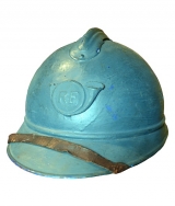 French Adrian Helmet Chasseur (repainted)